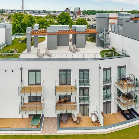 504 Premium Nadmorskie Tarasy Przy Latarni I Molo Pool Sauna Fitness Garage Free Apartmán *